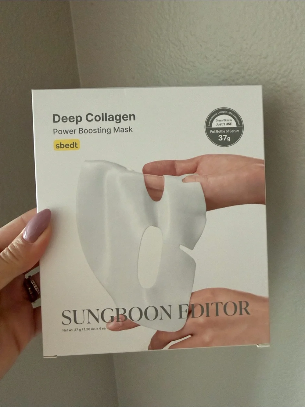 Sungboon Editor Deep Collagen Power Boosting Mask- box of 4